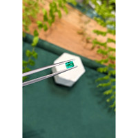 0.43 Ct. Emerald from Colombia Life Style