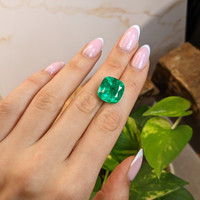 14.49 Ct. Emerald from Colombia Life Style