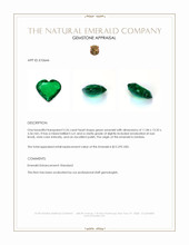 5.26 Ct. Emerald from Zambia Appraisal