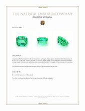 2.30 Ct. Emerald from Colombia Appraisal