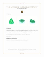 5.12 Ct. Emerald from Ethiopia Appraisal