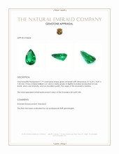7.19 Ct. Emerald from Zambia Appraisal