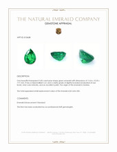 5.85 Ct. Emerald from Zambia Appraisal