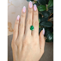 5.85 Ct. Emerald from Zambia Life Style
