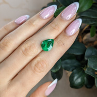5.85 Ct. Emerald from Zambia Life Style