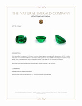 1.39 Ct. Emerald from Zambia Appraisal