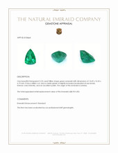 5.25 Ct. Emerald from Zambia Appraisal