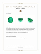 4.40 Ct. Emerald from Zambia Appraisal