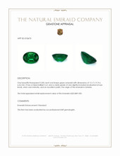 5.08 Ct. Emerald from Zambia Appraisal