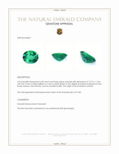 6.28 Ct. Emerald from Zambia Appraisal