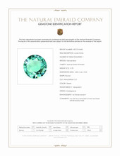 0.78 Ct. Emerald from Madagascar Scan Report