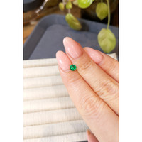 0.33 Ct. Emerald from Afghanistan Life Style