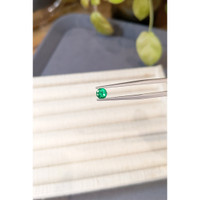 0.39 Ct. Emerald from Afghanistan Life Style