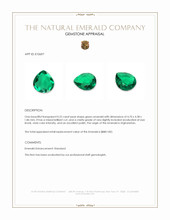 0.22 Ct. Emerald from Afghanistan Appraisal