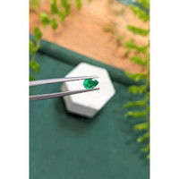 0.42 Ct. Emerald from Afghanistan Life Style