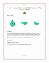 0.32 Ct. Emerald from Afghanistan Appraisal