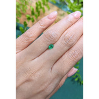 0.32 Ct. Emerald from Afghanistan Life Style