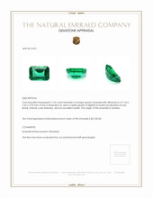 1.24 Ct. Emerald from Zambia Appraisal