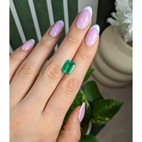 3.81 Ct. Emerald from Colombia Life Style