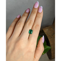 2.64 Ct. Emerald from Colombia Life Style