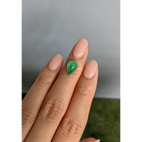 2.40 Ct. Cabochon Emerald from Colombia Life Style