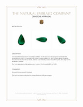 14.28 Ct. Emerald from Zambia Appraisal