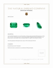 1.35 Ct. Emerald from Zambia Appraisal