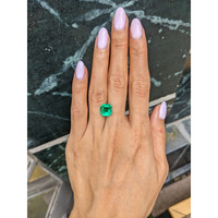 3.38 Ct. Emerald from Colombia Life Style