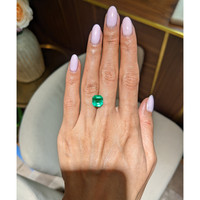 3.38 Ct. Emerald from Colombia Life Style