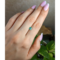 0.62 Ct. Emerald from Colombia Life Style