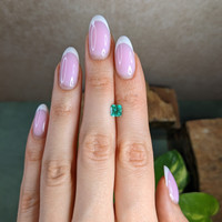 0.73 Ct. Emerald from Colombia Life Style
