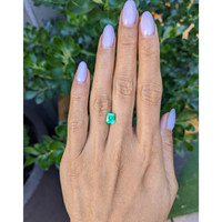 1.18 Ct. Emerald from Colombia Life Style
