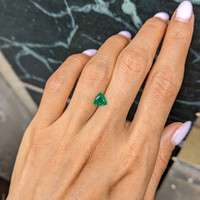 0.60 Ct. Emerald from Colombia Life Style