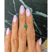 0.52 Ct. Emerald from Brazil Life Style