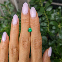 0.52 Ct. Emerald from Brazil Life Style