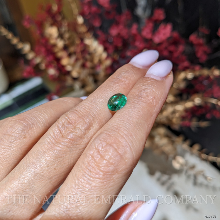 1.43 Ct. Cabochon Emerald from Colombia