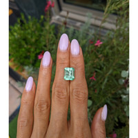 4.59 Ct. Emerald from Colombia Life Style