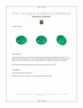 1.84 Ct. Cabochon Emerald from Colombia Appraisal