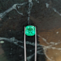 6.84 Ct. Emerald from Colombia Life Style