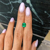 1.55 Ct. Emerald from Colombia Life Style