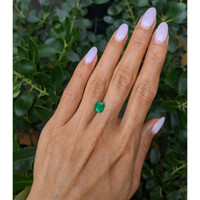 1.55 Ct. Emerald from Colombia Life Style