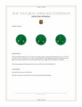 2.20 Ct. Cabochon Emerald from Colombia Appraisal