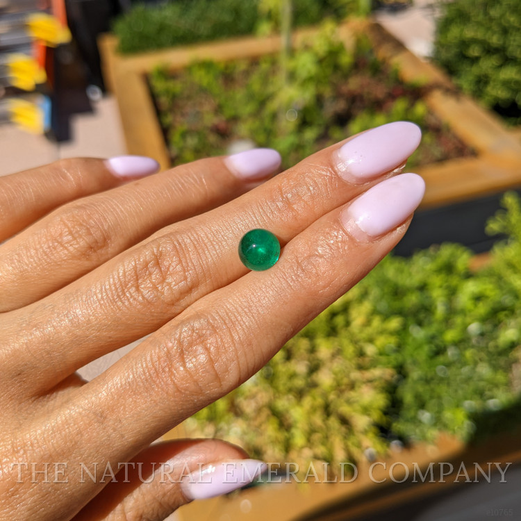 2.20 Ct. Cabochon Emerald from Colombia