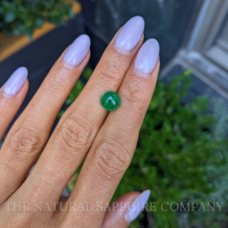 2.20 Ct. Cabochon Emerald from Colombia