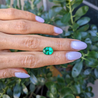 2.74 Ct. Emerald from Colombia Life Style