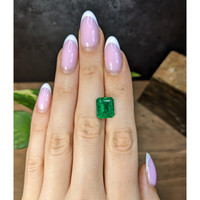 4.89 Ct. Emerald from Colombia Life Style