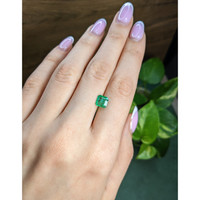 1.48 Ct. Emerald from Colombia Life Style