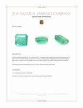 1.40 Ct. Emerald from Zambia Appraisal