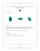 3.49 Ct. Emerald from Zambia Appraisal