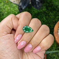 3.49 Ct. Emerald from Zambia Life Style